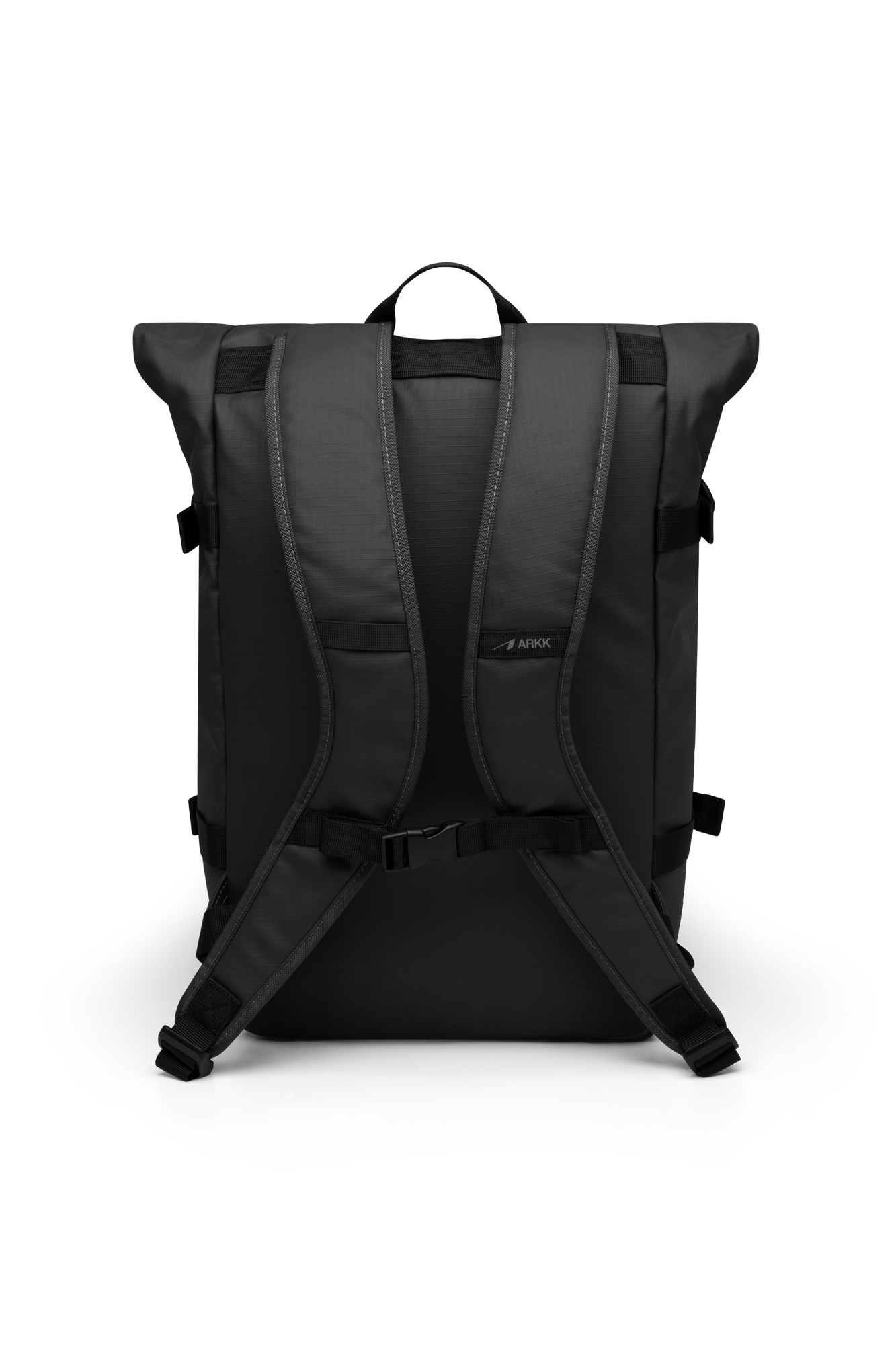 ARKK Accessories ARKK Roll Top Backpack | Black Backpack